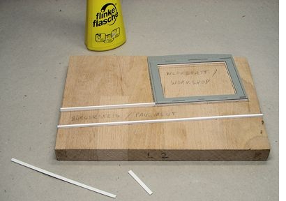 Bürgersteigbegrenzungen aus Polystyrolprofilen