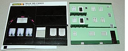 Gardinen aus FALLER-Maskierpapier