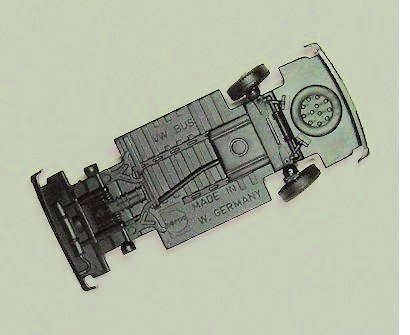 die Vorderräder befinden sich in leicht eingeschlagener Position